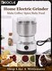 Electric Coffee Grinder and Spice Grinder with 4 Stainless Steel Blades Removable Bowls