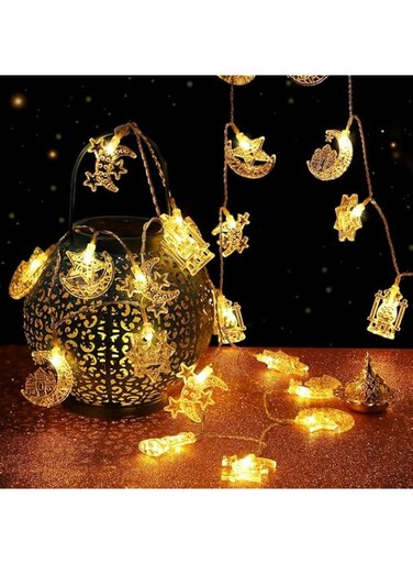 HotcoS 20 LED Fairy lights, Ramadan, Mother's Day decoration Wedding, Valentine's Day, birthday, Christmas (warm white)