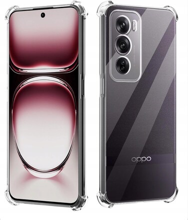 For Oppo Reno12 Clear Back Cover Case, Ultra Clear, Best Camera Protection Anti-Slip Grip   Slim &amp; Protective Back Case Cover for Oppo Reno 12 5G Clear