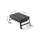 Portable BBQ Charcoal Grill Black 23.5x43x30 cm