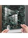 TERRIFI 20 Pieces Marble Tile Stickers, PVC Waterproof Oil Proof Self Adhesive Wall Stickers, Suitable for Kitchen Bathroom Home Decor (10x10cm Green)