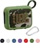 JBL GO4  squad  &ndash; Ultra-Portable Bluetooth Speaker with  Xtriz  green  silicon Case Bundle