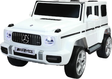 Lovely Baby LB 550EL Kids Battery Operated Ride-On Car, 12V14AMP, 4 Motors, 100% Assembled , for Kids Ages 1-7 Years - White