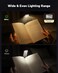 86lux Book Light, Rechargeable Clip-On LED Reading Light for Bed &amp; Night Use - Gray (International Version)