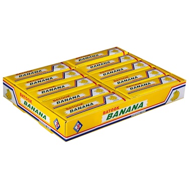 Batook Banana Chewing Gum, 12.5g, Pack of 20