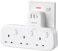 LENCENT 3 Way Plug Extension with 1 USB C and 2 USB Ports, 3 AC Wall Charge Extender, Multi Plug Adapter Surge Protected for Household Appliances, iPhone, Smartphone, Tablets, 13A 3250W

