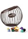 Pod Holder,K-Cup and Nespresso Capsule Organizer,Metal Coffee Pods Storage,Large Capacity Espresso Capsule Holder,Espresso Cup Holders for Counter,Space-Saving Organizer,Fruit Storage Basket