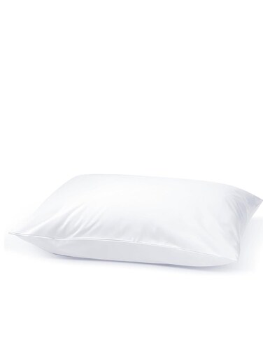 Pillow - Size 48x70 cm, 100% Microfiber Outer Cover, 600g Hollow Fiber Filling, Soft White