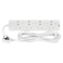 Terminator 4 Way UK Power Extension Socket, Individual Switches, Indicators, 1.25mm&sup2; Cable 3M &amp; 13A Fused Plug