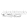 Terminator 5 Way UK Power Extension Socket, Individual Switches, Indicators, 1.25mm&sup2; Cable 5M &amp; 13A Fused Plug