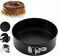 Round Springform Cake Mold Set &ndash; Removable Bottom Nonstick Baking Pans for Cakes &amp; Pizza