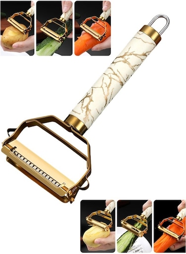 Steel Peeler, 18x8x2cm,golden
