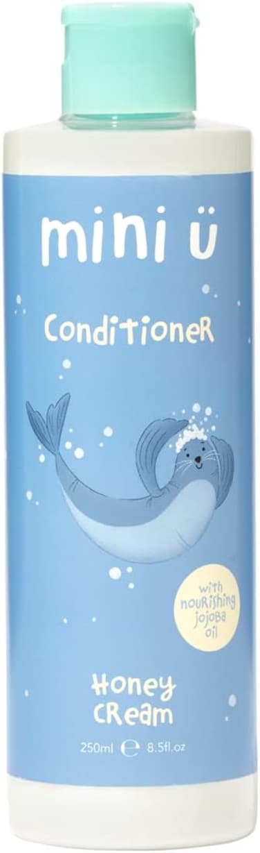 Mini U Honey Cream Conditioner, White - Ideal for Kids, Suitable from Newborn - Naturally Derived &amp; Made in UK