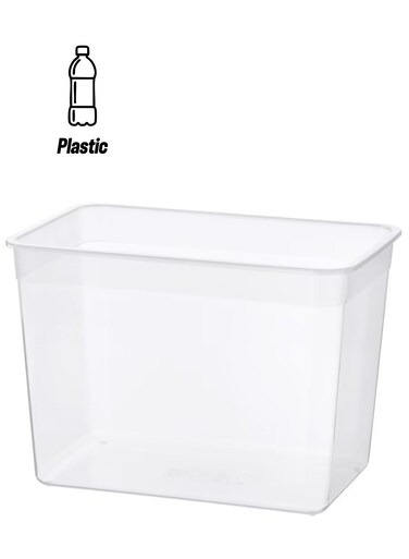 container large rectangular plastic 10.6 l