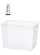 container large rectangular plastic 10.6 l