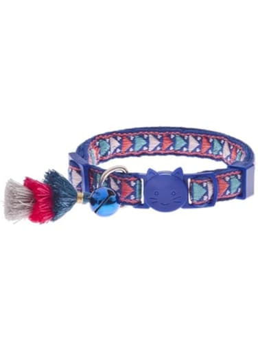 Ferribiella Bohemian Cat Collar - Blue