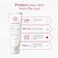 6SKINS&reg; Daily Defence SUN SCREEN SPF 50+ PA+++ for Broad Spectrum UVA/UVB  Titanium Dioxide &amp; Zinc Oxide Sun cream  Collagen-Boosting Face Moisturizer, No-White Cast, Lightweight Non Greasy 80ml