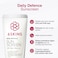 6SKINS&reg; Daily Defence SUN SCREEN SPF 50+ PA+++ for Broad Spectrum UVA/UVB  Titanium Dioxide &amp; Zinc Oxide Sun cream  Collagen-Boosting Face Moisturizer, No-White Cast, Lightweight Non Greasy 80ml