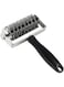 EVEDMOT Lattice Cutter Dough Lattice Roller, Stainless Steel Roller Cutter for Dough Pie Crust Pizza Bread Pastry with Plastic Handle, Time-Saver Pastry Tool