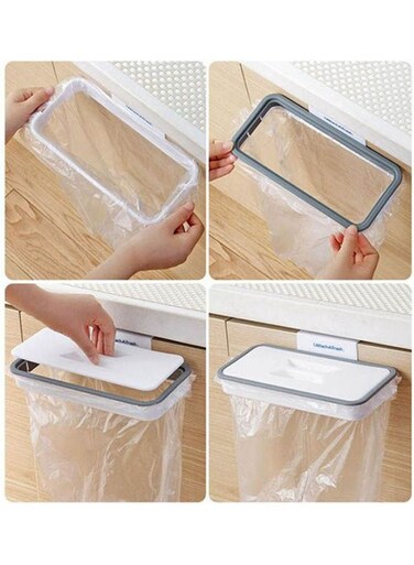 Attach A Trash The Hanging Trash Bag Holder Multicolour