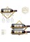 Metal Wall Mounted Wine Holder for 3 Liquor Bottles,2 Pack Foldable Hanging Wall Wine Rack Organizer with 3 Stem Glass Holders,Wine Bottle Display Hanger for Home Kitchen Bar Decor (Gold)