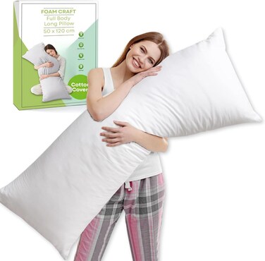 CRAFT&Acirc;&reg; Full Body Long Pillow with Cotton Cover - 50 x 120 cm