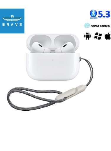 Wireless Earbuds Pro 2 - Bluetooth V5.3 with Dual Mic, ENC Technology, Wireless Charging Case, and Long Battery Life
