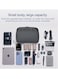 Brave Tech Pouch Organizer - Portable Gadget Storage for Travel, Water-Resistant, Compact Electronics Bag with Multiple Compartments - Black
