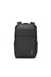 Lifestyle Water-Resistant PU Backpack with Compression, Dual Laptop Slots &amp; Type-C PD