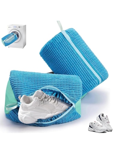 Oasisgalore Shoe Washing Bags-1 Pack Large Reusable Mesh Shoe Laundry Bags-Shoe wash bag for Sneakers, Trainers, Shoe Washing Bag for all shoe types and Sizes.(1pcs)
