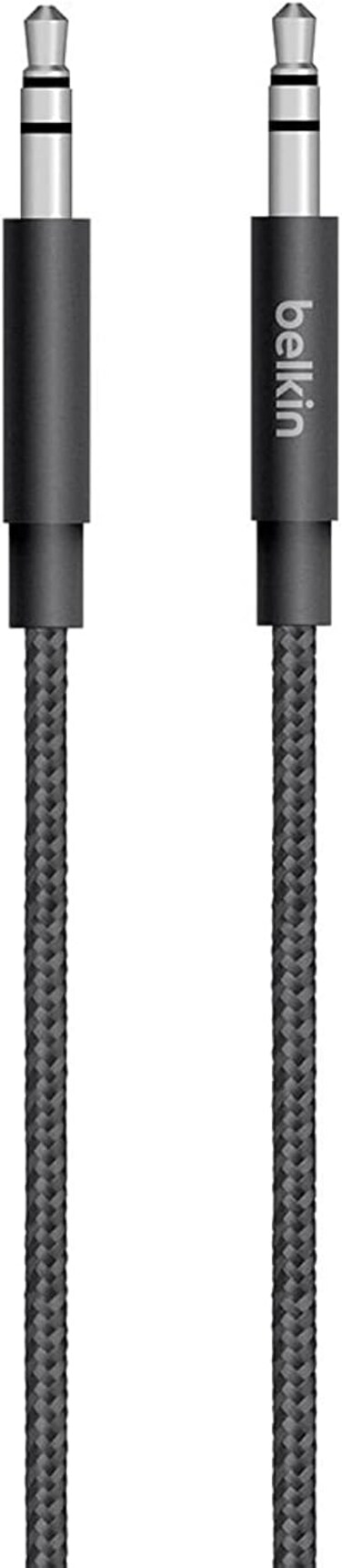 Belkin AV10164BT04-BLK 120cm Mixit Metallic AUX Cable