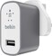 Belkin Premium Mixit Fast 2.4 A Wall USB Mains Charger For Apple iPhone XS Max/XS/XR/X/8 Plus/8/7 Plus/7 And Apple iPad Air, iPad 2, iPad Mini (UK Plug), Grey
