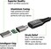 Belkin Mixit Duratek Kevlar USB-C (USB Type C) To USB-C Cable, 4 Feet (Silver)