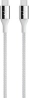 Belkin Mixit Duratek Kevlar USB-C (USB Type C) To USB-C Cable, 4 Feet (Silver)