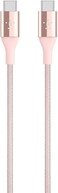 Belkin Mixit Duratek Kevlar USB-C (USB Type C) To USB-C Cable, 4 Feet (Rose Gold)