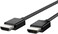 Belkin Ultra High Speed Premium HDMI 2.1 Cable, 4K/ Dolby Vision HDR, Optimal Viewing For Apple TV, 2M/ 6.6Ft Black, Av10175Bt2Mbkv2