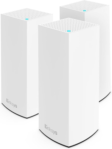 Linksys Atlas 6 Mesh WiFi 6 System, Dual Band Ax3000 Wireless Router, WiFi Extender With Up To 3.0 Gbps Speed, 4X Faster For 75+ Devices &amp; 6, 000 Sq Ft, 3 Pack, White