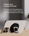 Belkin iPhone MagSafe Camera Mount For Macbook, Magnetic iPhone Continuity Camera Mount, Turn iPhone To Webcam, Compatible With Macbook Pro, Air, iPhone 16, 15, 14, 13 Series With Ring Grip, Black