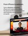 Belkin iPhone MagSafe Camera Mount For Macbook, Magnetic iPhone Continuity Camera Mount, Turn iPhone To Webcam, Compatible With Macbook Pro, Air, iPhone 16, 15, 14, 13 Series With Ring Grip, Black