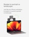 Belkin iPhone Magsafe Camera Mount For Macbook, Magnetic iPhone Continuity Camera Mount, Turn iPhone To Webcam, Compatible With Macbook Pro, Air, iPhone 16, 15, 14, 13 Series With Ring Grip - White