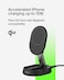 Belkin Boostcharge Pro 15W Convertible Magnetic Wireless Charging Stand, MagSafe Compatible Fast Qi2 Wireless Charger, Magnetic Fast Charger For Apple iPhone 16, 15, 14, 13, 12, Airpods Pro, Black