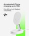 Belkin Boostcharge Pro 15W Convertible Magnetic Wireless Charging Stand, MagSafe Compatible Fast Qi2 Wireless Charger, Magnetic Fast Charger For Apple iPhone 16, 15, 14, 13, 12, Airpods Pro, White