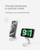 Belkin Boostcharge Pro 15W Convertible Magnetic Wireless Charging Stand, MagSafe Compatible Fast Qi2 Wireless Charger, Magnetic Fast Charger For Apple iPhone 16, 15, 14, 13, 12, Airpods Pro, White