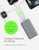 Belkin 10000mAh Portable Power Bank, 10K USB-C Portable Charger With 1 USB-C Port And 2 USB-A Ports, Battery Pack For Up To 15W Charging For iPhone, Samsung Galaxy, Airpods, iPad, Space Gray