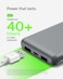 Belkin 10000mAh Portable Power Bank, 10K USB-C Portable Charger With 1 USB-C Port And 2 USB-A Ports, Battery Pack For Up To 15W Charging For iPhone, Samsung Galaxy, Airpods, iPad, Space Gray
