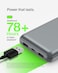 Belkin USB C Portable Charger 20000mAh, 20K Power Bank With USB Type C Input Output Port And 2 USB A Ports With Included USB C To A Cable For iPhone, Galaxy, Pixel, iPad, Airpods And More -Space Gray