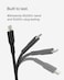 Belkin Boostcharge (0.5Ft) Braided USB-C To USB-C Cable For iPhone 16, iPhone 16 Pro, iPhone 16 Pro Max, iPhone 16 Plus, iPhone 15, Galaxy S24, S23, Note10, Pixel 9, Pixel 8, iPad Pro &amp; More, Black