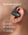 Belkin Soundform Clearfit Open-Ear Wireless Earbuds, Lightweight Sport Earphones, Bluetooth Earbuds With Long-Lasting Comfort, IPX5 Waterproof Earbuds For iPhone, Hiking, Biking, Running, Black