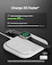 Belkin MagSafe Charger, Boostcharge 3-In-1 Magnetic Foldable Charger With Qi2 15W, MagSafe-Compatible Fast Charger For iPhone 16, 15, Apple Watch, Airpods With Non-Slip Base, PSU Included, White
