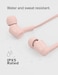 Belkin Soundform Wired Headphones With USB-C Connector, In-Ear Wired Earphones With Microphone, Wired Earbuds For iPhone 16/15, iPad Mini, Galaxy S24, Android &amp; More (USB-C Headphones), Pink